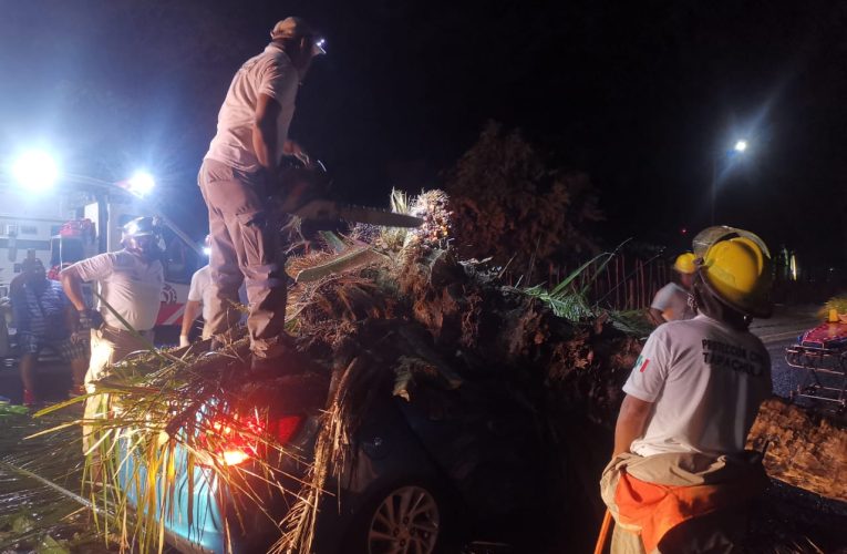 ATIENDE PROTECCIÓN CIVIL EMERGENCIAS PROVOCADAS POR LLUVIAS