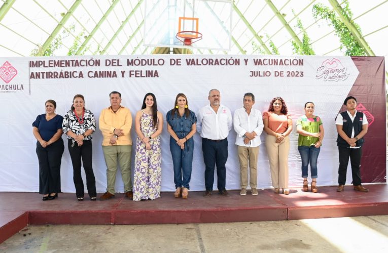 ROSY URBINA PONE EN MARCHA PROGRAMA DE VALORACIÓN Y VACUNACIÓN ANTIRRÁBICA CANINA Y FELINA.