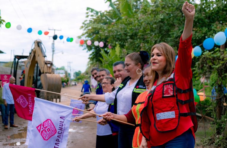 ROSY URBINA INICIA OBRA DE PAVIMENTACIÓN DE CALLES EN LA CEBADILLA PRIMERA SECCIÓN, “CAMINO AL TUBO”