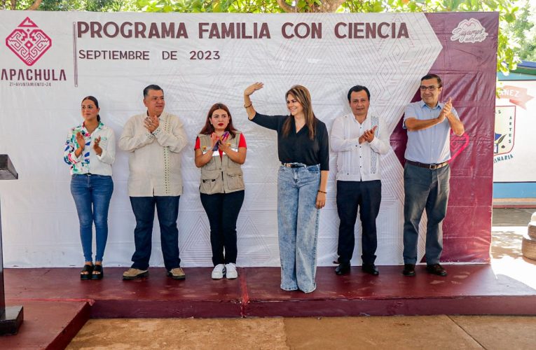 ROSY URBINA EXHORTA A LA NIÑEZ TAPACHULTECA A CONOCER LA ACTIVIDAD CIENTÍFICA