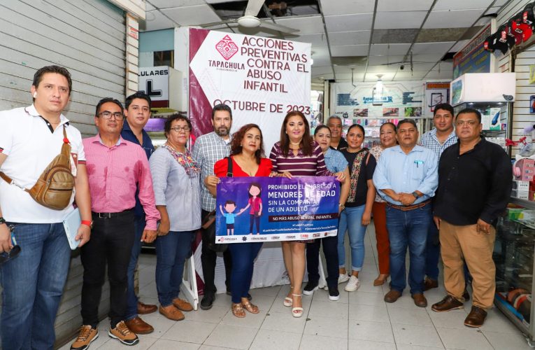 INICIA CAMPAÑA PARA PREVENIR EL ABUSO CONTRA LA NIÑEZ EN TAPACHULA