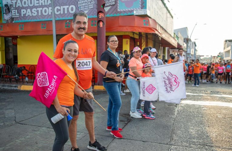 AYUNTAMIENTO REALIZA SEGUNDA CARRERA POR UNA VIDA LIBRE DE VIOLENCIA