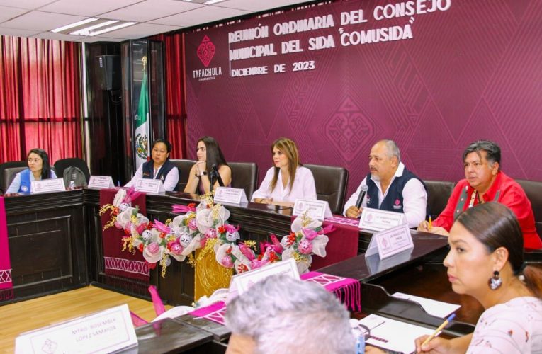 REALIZA AYUNTAMIENTO REUNIÓN ORDINARIA DEL CONSEJO MUNICIPAL DEL SIDA