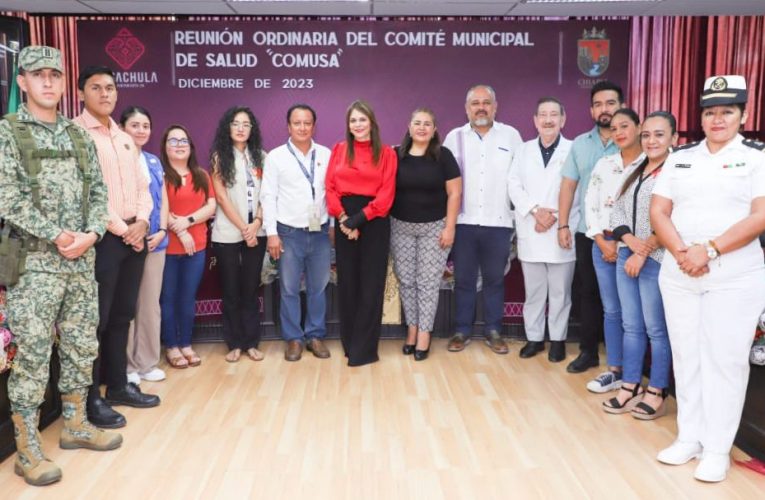 PRESENTAN RESULTADOS DEL COMITÉ MUNICIPAL DE SALUD EN TAPACHULA