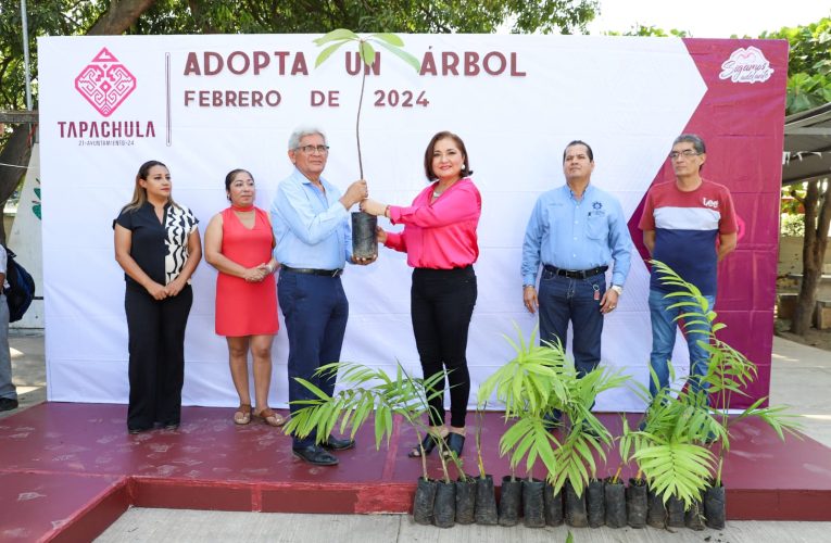 INICIA AYUNTAMIENTO DE TAPACHULA PROGRAMA “ADOPTA UN ÁRBOL, REFORESTACIÓN URBANA ESTUDIANTIL”