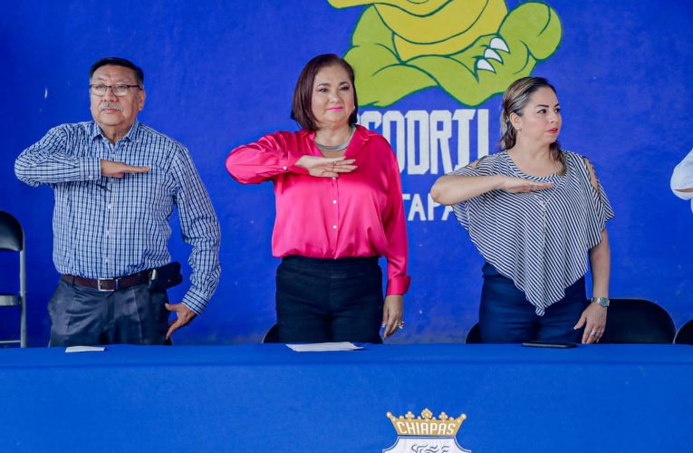 AYUNTAMIENTO DE TAPACHULA PARTICIPA EN LA INAUGURACIÓN DE LOS JUEGOS DEPORTIVOS ESCOLARES 2024 ETAPA MUNICIPAL