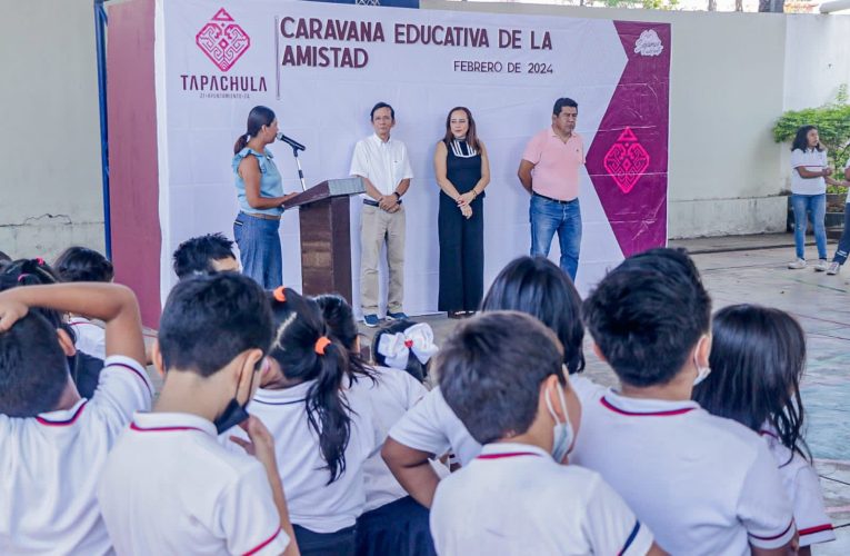 AYUNTAMIENTO DE TAPACHULA, REALIZA LA QUINTA CARAVANA EDUCATIVA