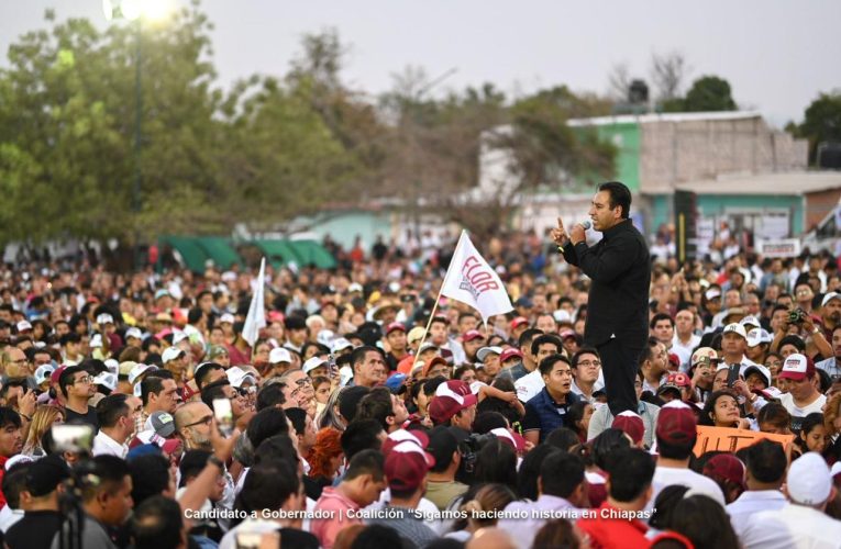 Arrasa Eduardo Ramírez en Tuxtla Gutiérrez