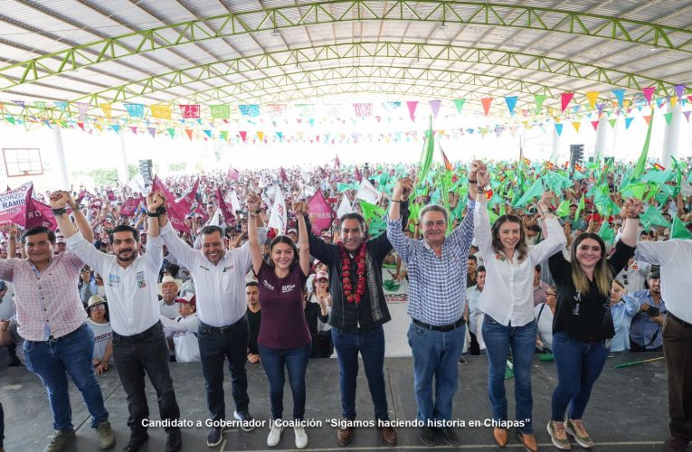 Miles de villacorcenses reciben el mensaje de paz de Eduardo Ramírez