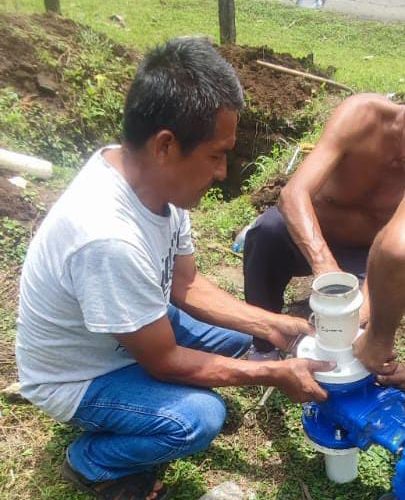 SAPAM Tuxtla Chico realiza trabajos de reparación de tubería principal ante fuertes lluvias registradas en el municipio