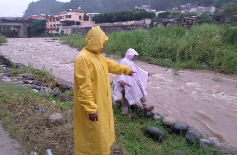 PC de Tuxtla Chico monitorea los niveles de cause de los ríos