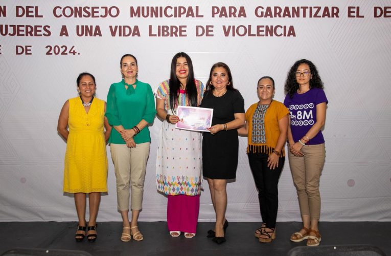 REALIZAN XIX SESIÓN DEL CONSEJO MUNICIPAL PARA GARANTIZAR EL DERECHO DE LAS MUJERES A UNA VIDA LIBRE DE VIOLENCIA PERIODO 2021-2024