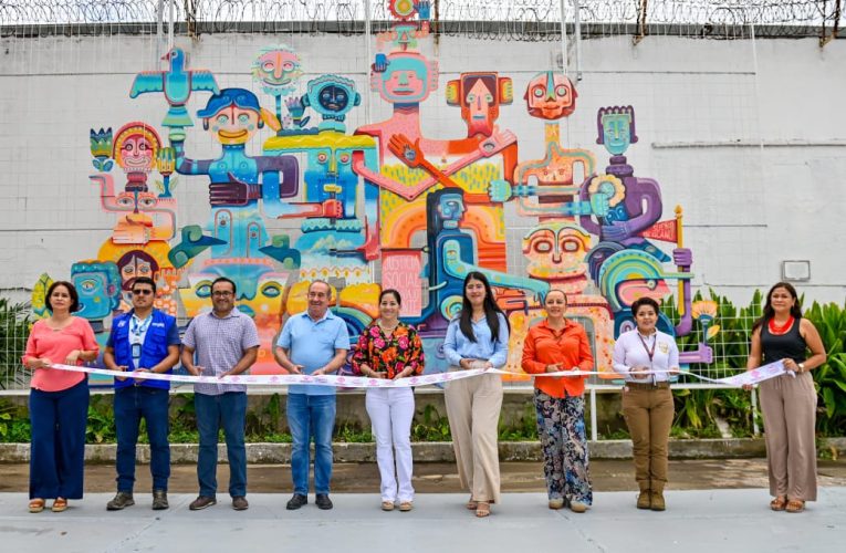 RECIBE AYUNTAMIENTO DE TAPACHULA MURAL “SUEÑO MEXICANO”, DE LA ORGANIZACIÓN INTERNACIONAL DEL TRABAJO